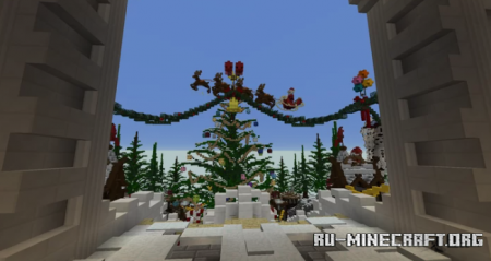  Christmas Lobby by Shichiseiyu  Minecraft