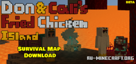  Cali & Dons Fried Chicken Island  Minecraft PE