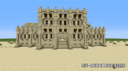  Desert Townhall  Minecraft