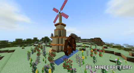  Windmill  Minecraft PE 1.16