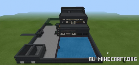  Modern Black Mansion  Minecraft