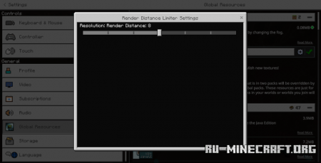  Render Distance Limiter  Minecraft PE 1.16