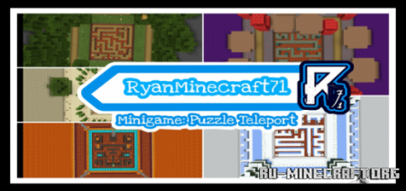 Puzzle Teleport  RyanMinecraft71 Minigame  Minecraft PE