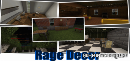  Rage Decor - Block Models, 100+ Furniture and More  Minecraft PE 1.16