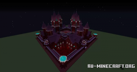  Nether Themed Castle  Minecraft