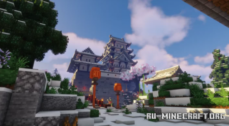  Snowy Japanese castle by CreativeHome  Minecraft