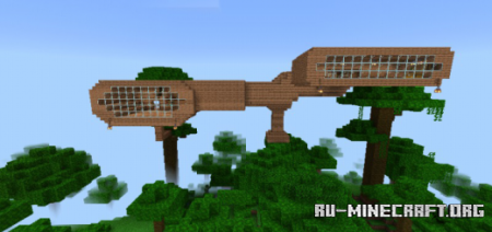 Jungle Tree House  Minecraft PE