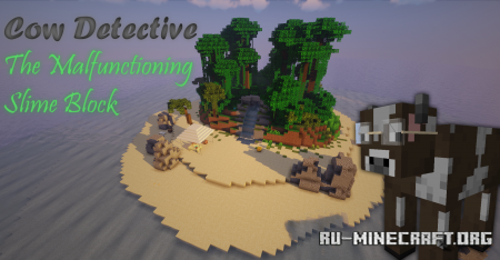  Cow Detective: The Malfunctioning Slime Block  Minecraft
