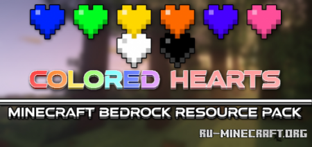  Colored Hearts  Minecraft PE 1.16