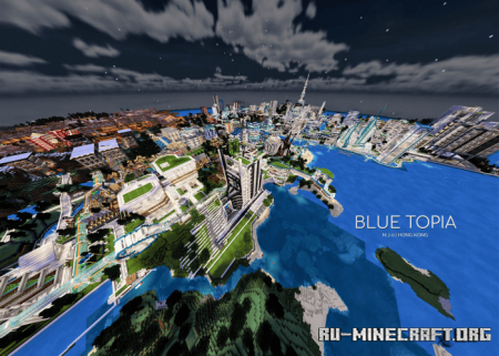  Blue Topia  Minecraft PE