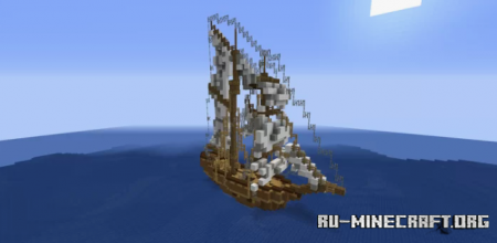 Скачать Medieval Ship With Interior для Minecraft