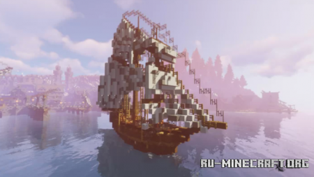 Скачать Medieval Ship With Interior для Minecraft