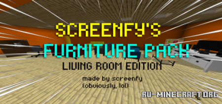  Screenfys Furniture Pack: Living Room  Minecraft PE 1.16