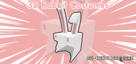  3D Rabbit Costumes  Minecraft PE 1.16