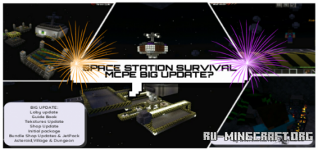  Survival Space Station Big Update  Minecraft PE