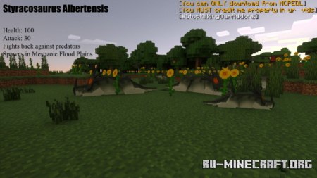  MesozoiCraft Herbivores  Minecraft PE 1.16