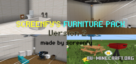  Screenfys Furniture Pack V2  Minecraft PE 1.16