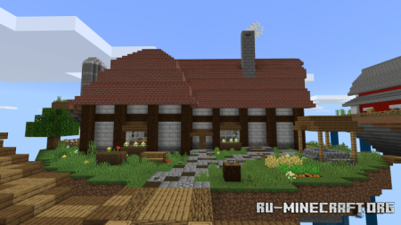  Flying Farm  Minecraft PE