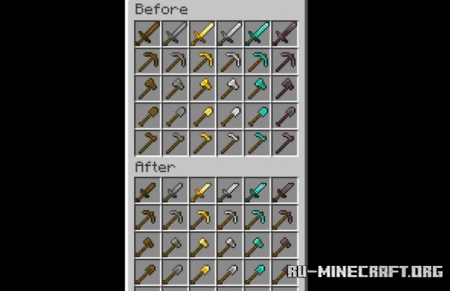  Shorter and Smaller Tools  Minecraft 1.16