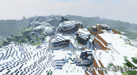  Winter - Large roller coaster  Minecraft