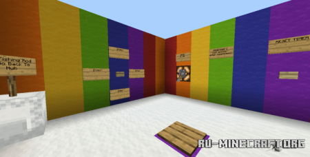  Every Color Rainbow Parkour  Minecraft PE
