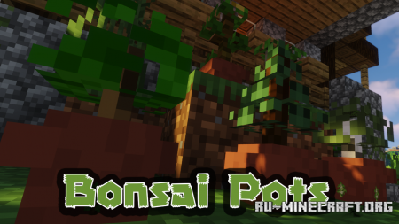  Bonsai Pots  Minecraft 1.16