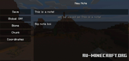  Notes  Minecraft 1.16.5