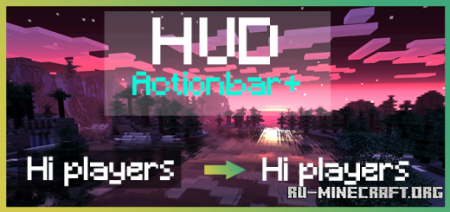  Hud Actionbar  Minecraft PE 1.16