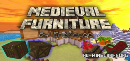  Medieval Furniture Addon (+150 New Blocks)  Minecraft PE 1.16