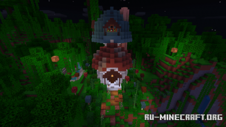  Mushroom House, In Jungle  Minecraft PE