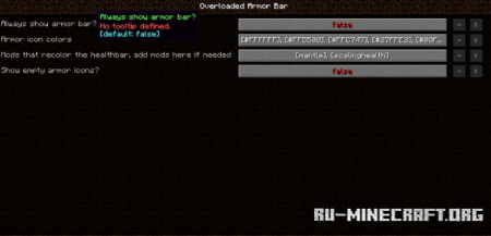  Overloaded Armor Bar  Minecraft 1.16.5