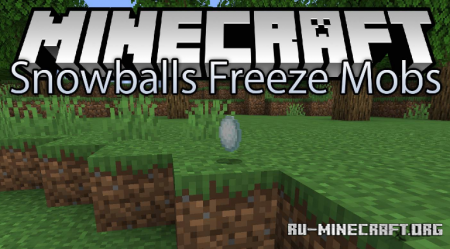  Snowballs Freeze Mobs  Minecraft 1.16.5