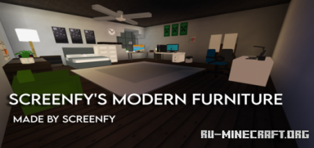 Скачать Screenfy’s Modern Furniture Pack V2 для Minecraft PE 1.15
