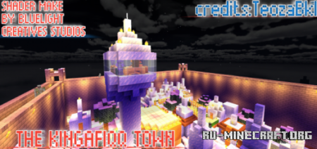  The Kingafiqq Town  Minecraft PE