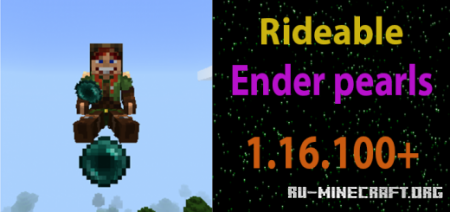  Rideable Ender Pearl  Minecraft PE 1.16