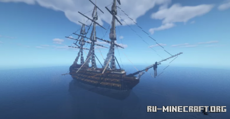  The Silver Shard - Fictional Ship of The Line  Minecraft