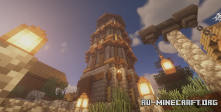  Medieval Lighthouse by Micholex  Minecraft