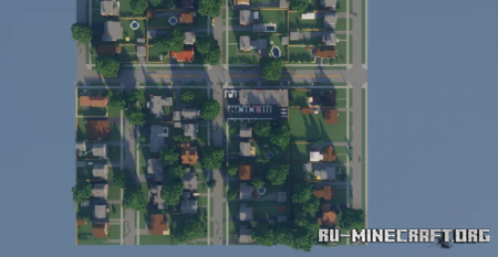  American Suburbs - Clinton Ave  Minecraft