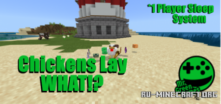  Chickens Lay WHAT!?  Minecraft PE