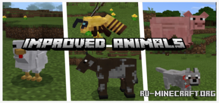 Improved Animals  Minecraft PE 1.16