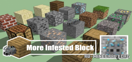  More Infested Block  Minecraft PE 1.16