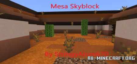  Mesa Skyblock  Minecraft PE