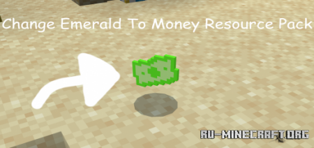  Change Emerald To Money  Minecraft PE 1.16