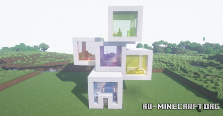  Cube House by Bruh1234567890  Minecraft
