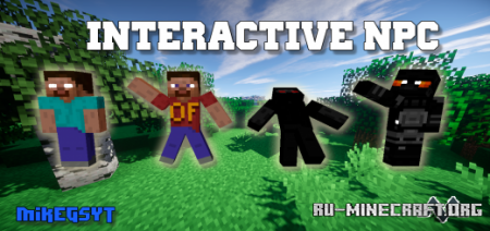  Mike's Interactive Npc's  Minecraft PE 1.16