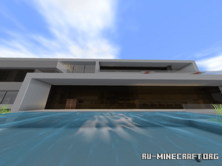  Seaside Mansion V.2 - Modern House  Minecraft PE