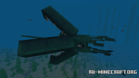  Deep Ocean Monster and Hovering Inferno  Minecraft PE 1.16