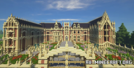  Louis XIII-style Chateau  Minecraft