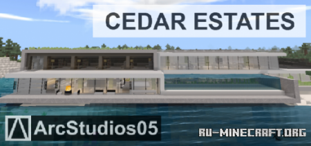  Cedar Estates - Modern Mansion  Minecraft PE