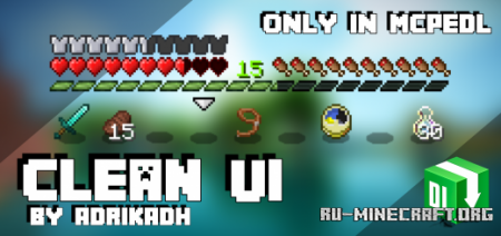  Clean UI by AK  Minecraft PE 1.16
